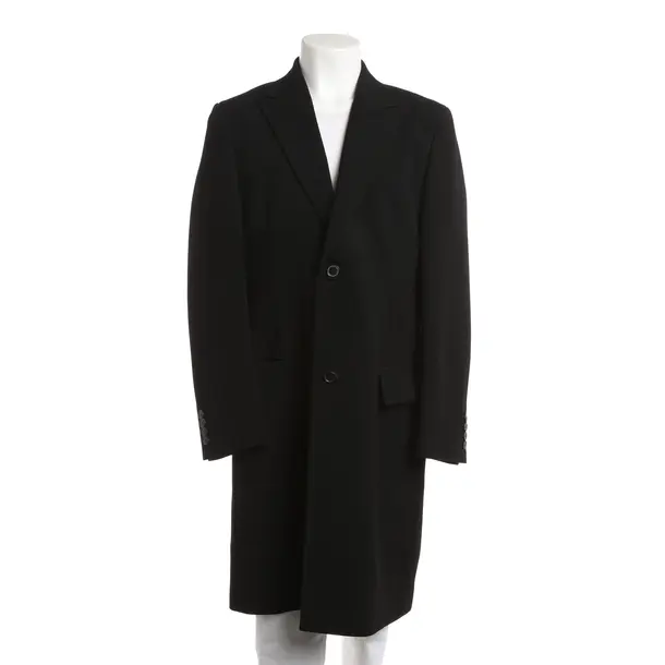Übergangsmantel, in Schwarz, Wolle, Hugo Boss Black Label
