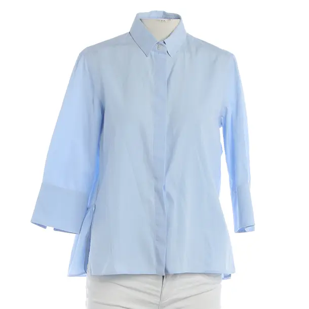 Bluse, in Hellblau, Baumwolle, Valentino