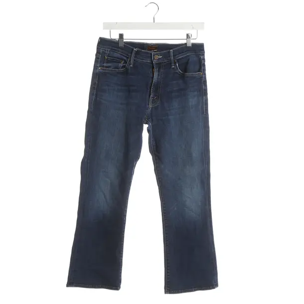 Slim Fit Jeans, in Blue, Cotton, Mother