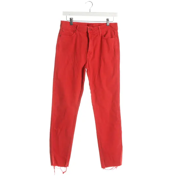 Jeans slim fit, in Rosso chiaro, Cotone, Madre