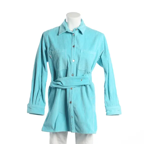 Blouse, in Turquoise, Cotton, MSGM