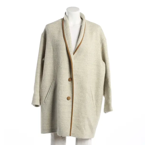 Winter Coat, in Beige, Wool, Isabel Marant Étoile