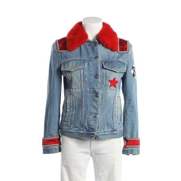 Denim Jacket, in Blue, Cotton, Ermanno Scervino