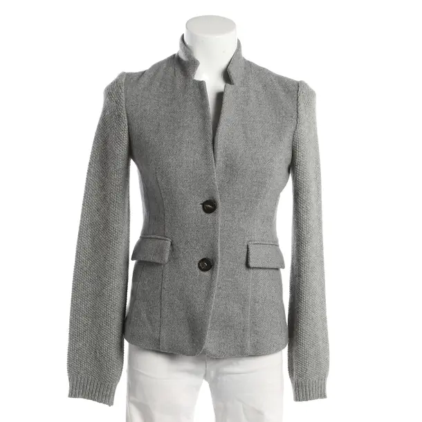 Blazer, in Grau, Wolle, Peserico
