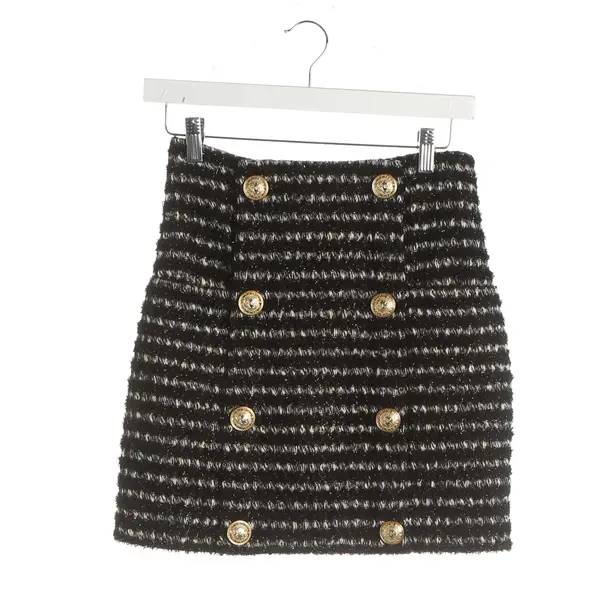 Skirt, in Black, Polyester, Balmain