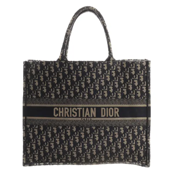 Handbag, in Navy, Cotton, Dior