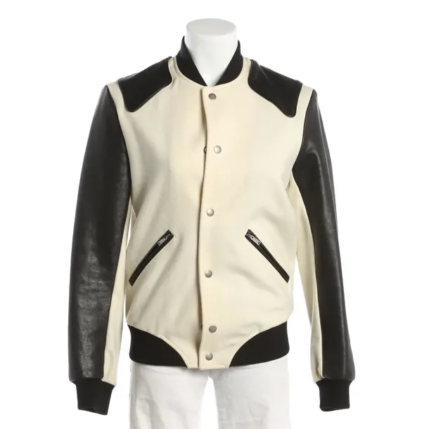 Bomber Jacket, in Beige, Wool, Saint Laurent