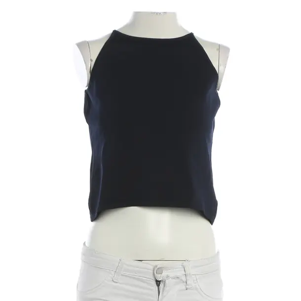 Top, in Navy, Viscose, Ralph Lauren Black Label