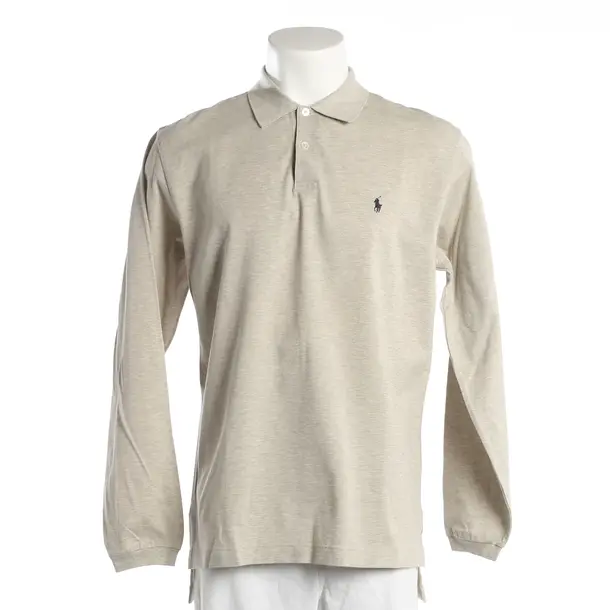 Long Sleeve Shirt, in Beige, Cotton, Polo Ralph Lauren