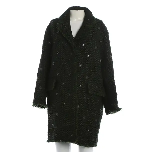 Cappotto mezza stagione, in Verde scuro, Lana, Moschino Cheap & Chic