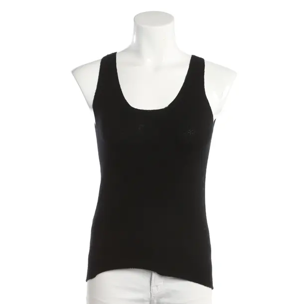 Top, in Black, Cashmere, Roberto Collina