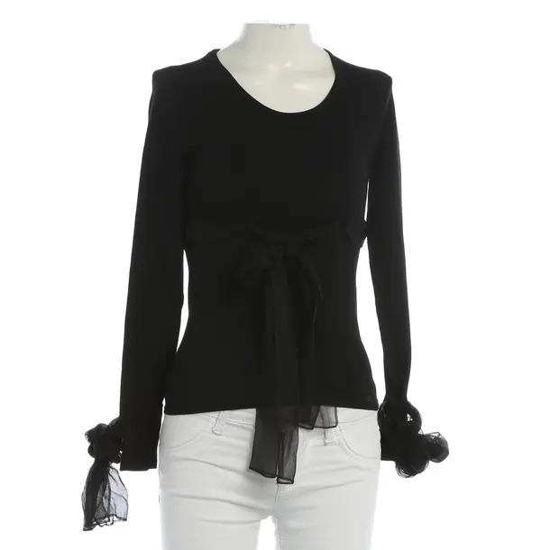 Long Sleeve Shirt, in Black, Silk, Chanel