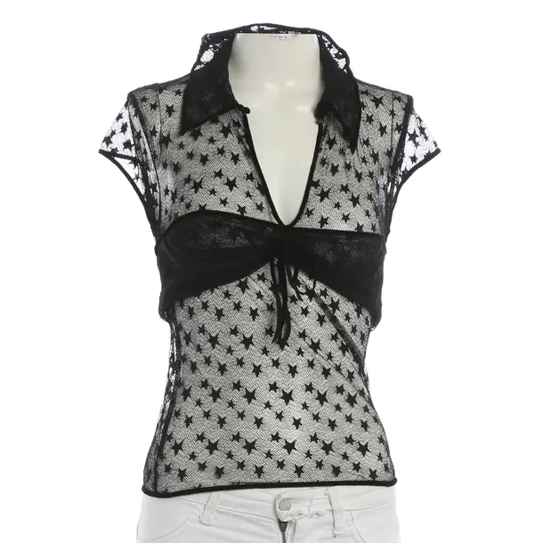 Bluse, in Schwarz, Polyimid, Chanel