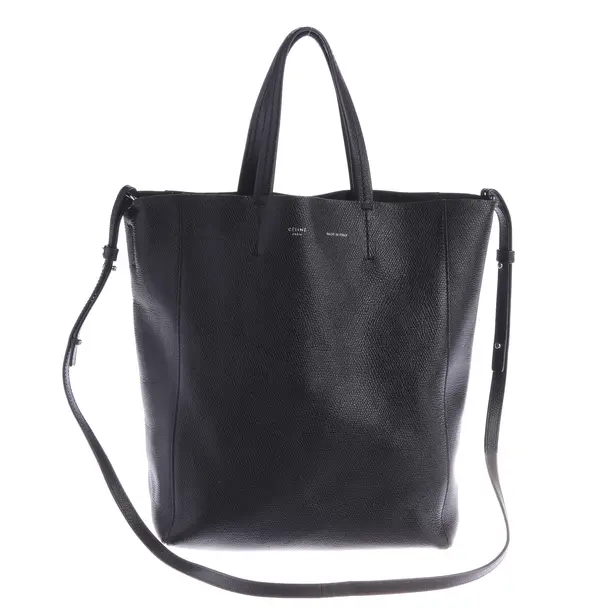 Shoulder Bag, in Black, Leather, Céline