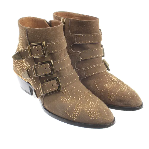 Ankle Boots, in Light Brown, Chloé