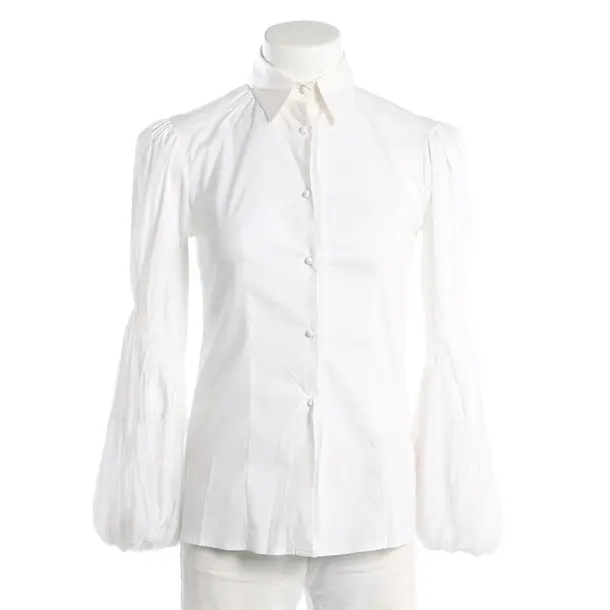 Bluse, in Weiß, Baumwolle, Ermanno Scervino