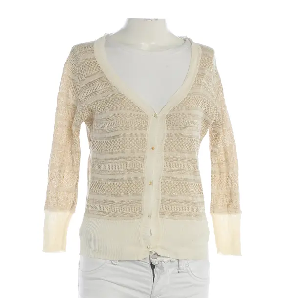 Strickjacke, in Beige, Baumwolle, Ermanno Scervino