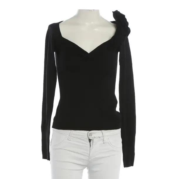 Wollpullover, in Schwarz, Wolle, Ermanno Scervino