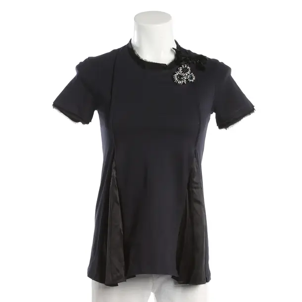 Shirt, in Navy, Baumwolle, Prada