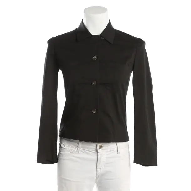 Bluse, in Schwarz, Baumwolle, Prada