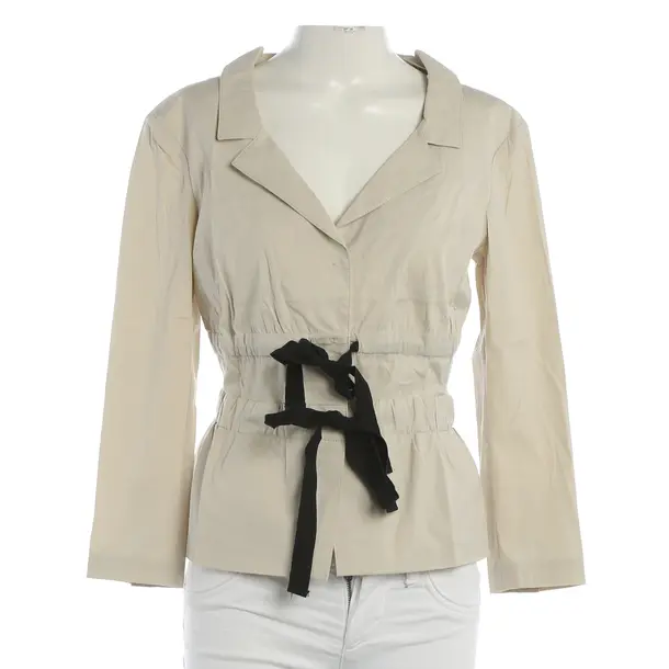 Blouse, in Beige, Cotton, Prada