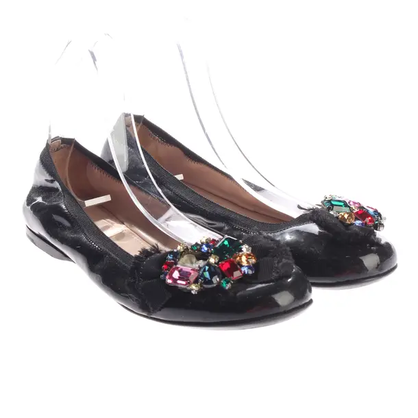 Ballet Flats, in Black, Miu Miu