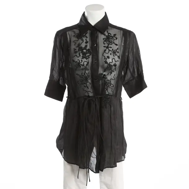 Blouse, in Black, Ramia, Ermanno Scervino