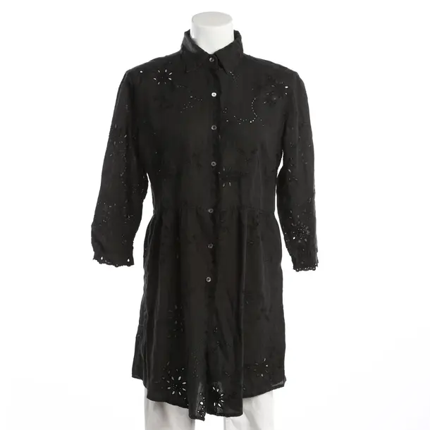 Blouse, in Black, Linen, Ermanno Scervino