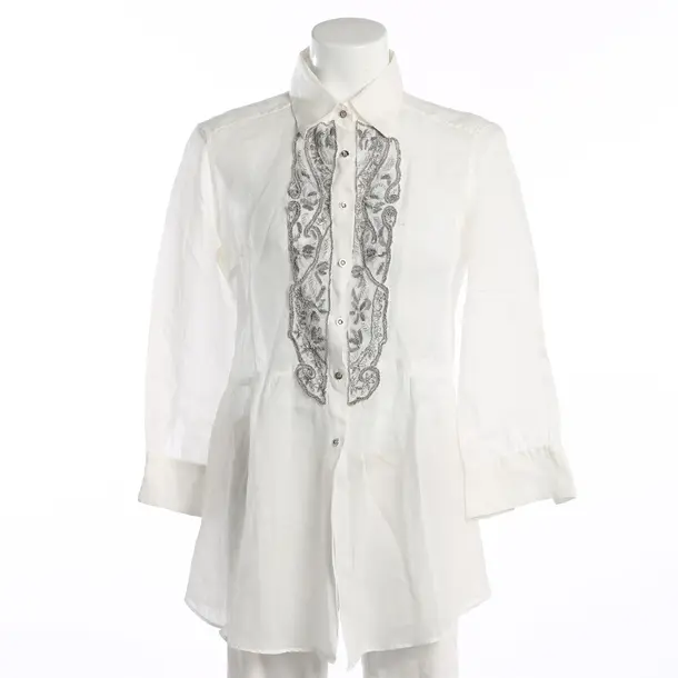 Camicetta, in Bianco, Lino, Ermanno Scervino