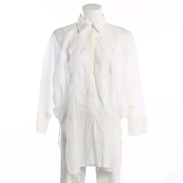 Bluse, in Weiß, Baumwolle, Ermanno Scervino