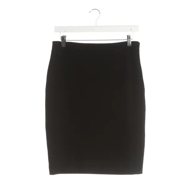 Rock, in Schwarz, Wolle, Balenciaga