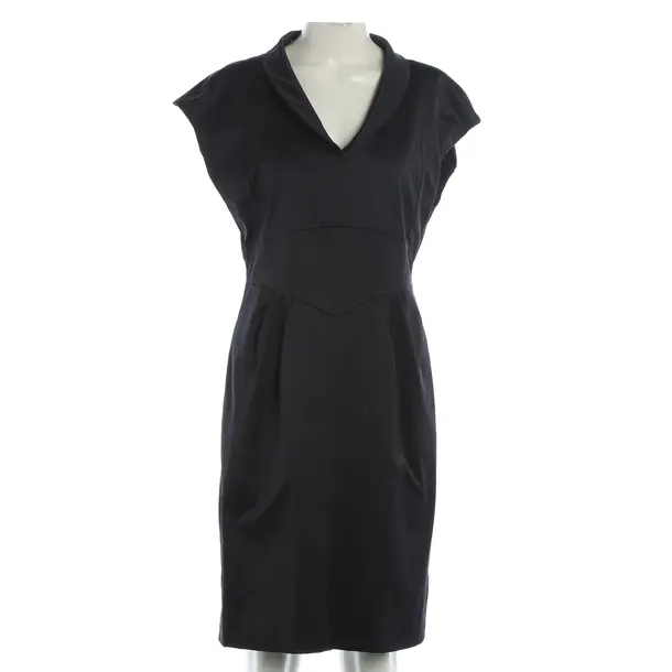 Cocktail Dress, in Navy, Cotton, Karl Lagerfeld