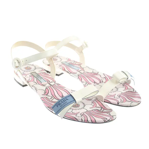 Strappy Sandals, in White, Prada