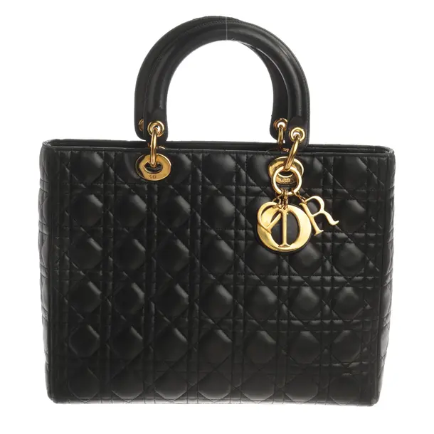 Handbag, in Black, Leather, Dior
