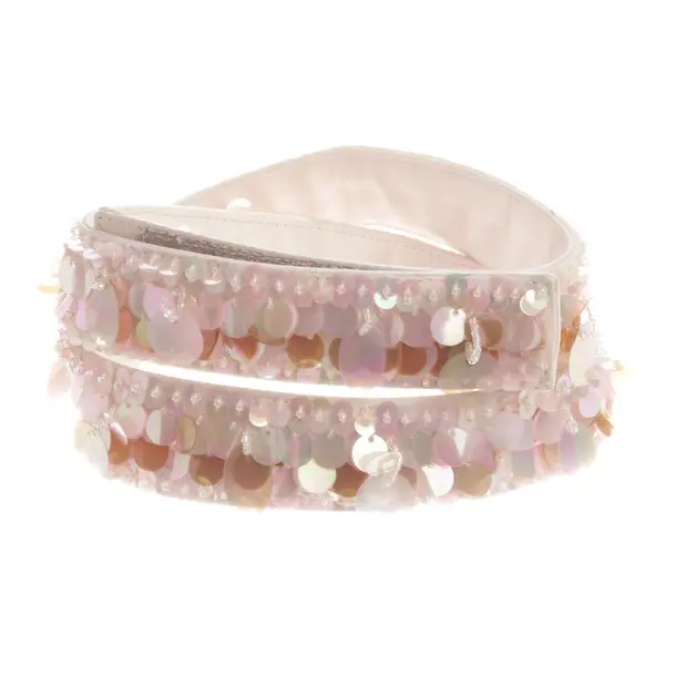 Belt, in Light Pink, Cotton, Prada