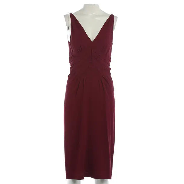Dress, in Bordeaux, Cotton, Prada