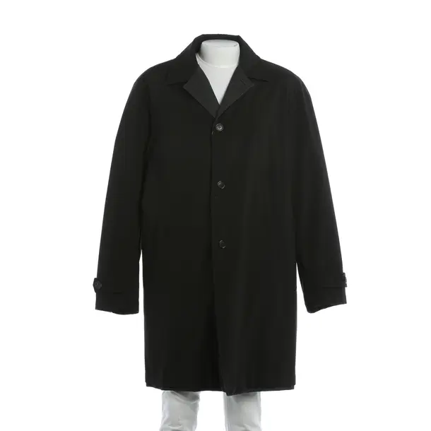 Overcoat, in Black, Polyester, Prada Linea Rossa