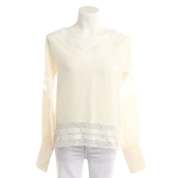 Bluse, in Cream, Seide, Ermanno Scervino