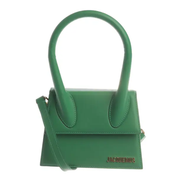 Handbag, in Green, Leather, Jacquemus