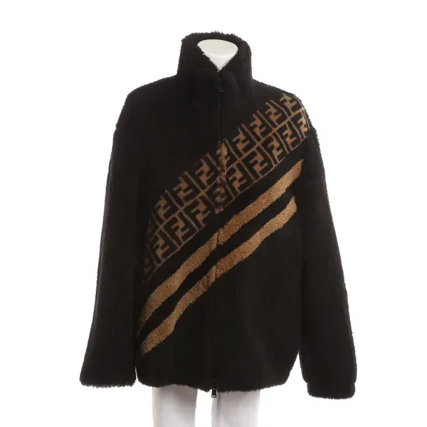 Übergangsjacke, in Schwarz, Wolle, Fendi