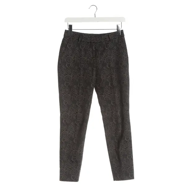 Pants, in Dark Brown, Cotton, Peserico