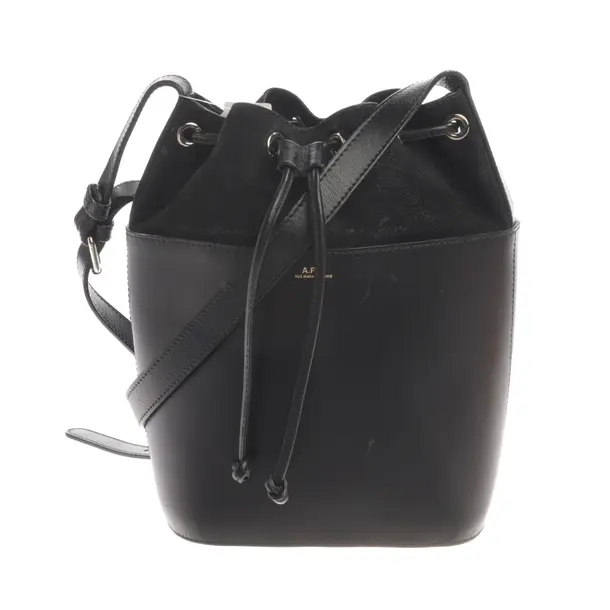 Bucket Bag, in Schwarz, Leder, A.P.C