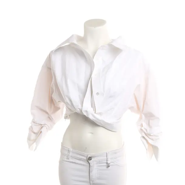 Bluse, in Weiß, Baumwolle, Alexander Wang