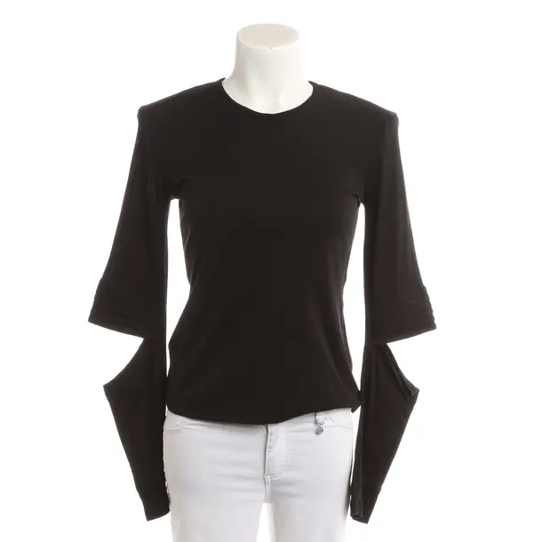 Long Sleeve Shirt, in Black, Lyocell, Helmut Lang