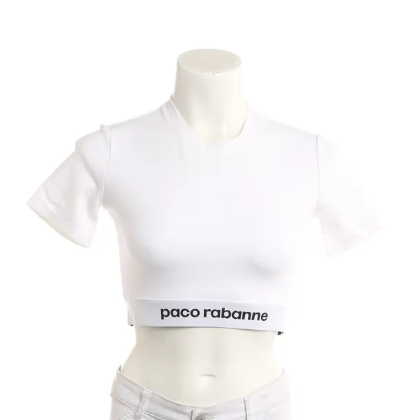 Shirt, in Weiß, Viskose, Paco Rabanne