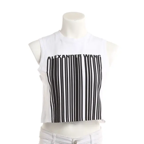 Top, in Weiß, Baumwolle, Alexander Wang