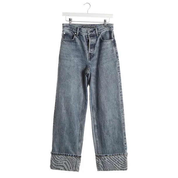 Jeans straight fit, in Blu, Cotone, Alexander Wang