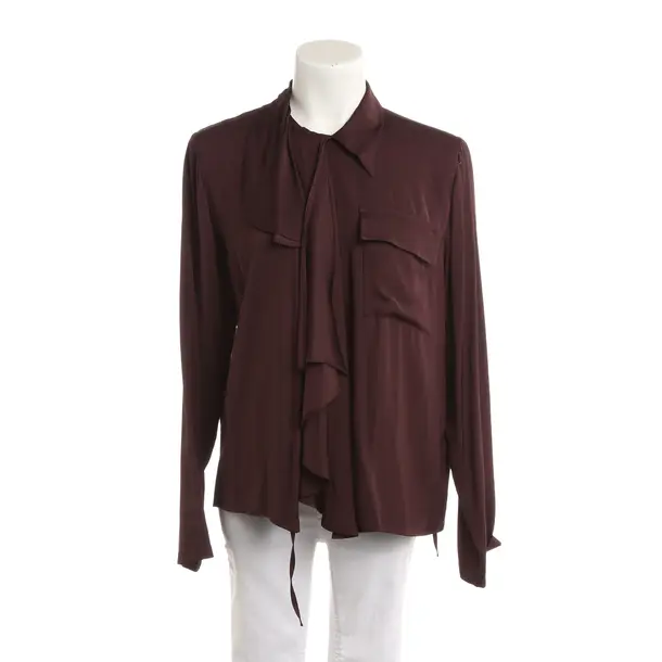 Blouse, in Bordeaux, Viscose, Maison Martin Margiela