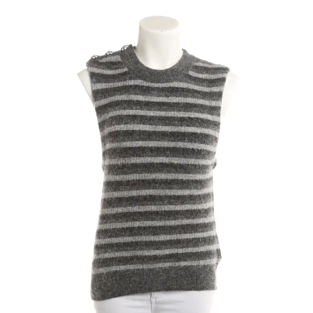 Sweater Vest, in Dark Gray, Wool, Ganni