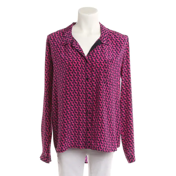 Blouse, in Fuchsia, Silk, Diane von Furstenberg